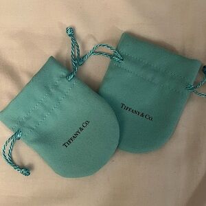 Authentic Tiffany & Co. jewelry bag. No jewelry included.